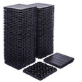76-Pack Plastic Interlocking Deck Tiles - 68.80 Sq.Ft Outdoor Plastic Flooring Super Durable & Waterproof All-Weather Indoor/Outdoor