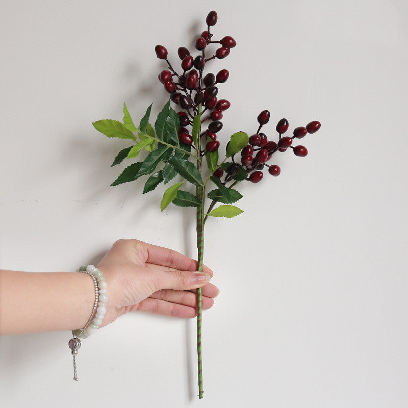 Christmas Artificial Flower Ornaments – Silk Floral Decor for Home & Events
