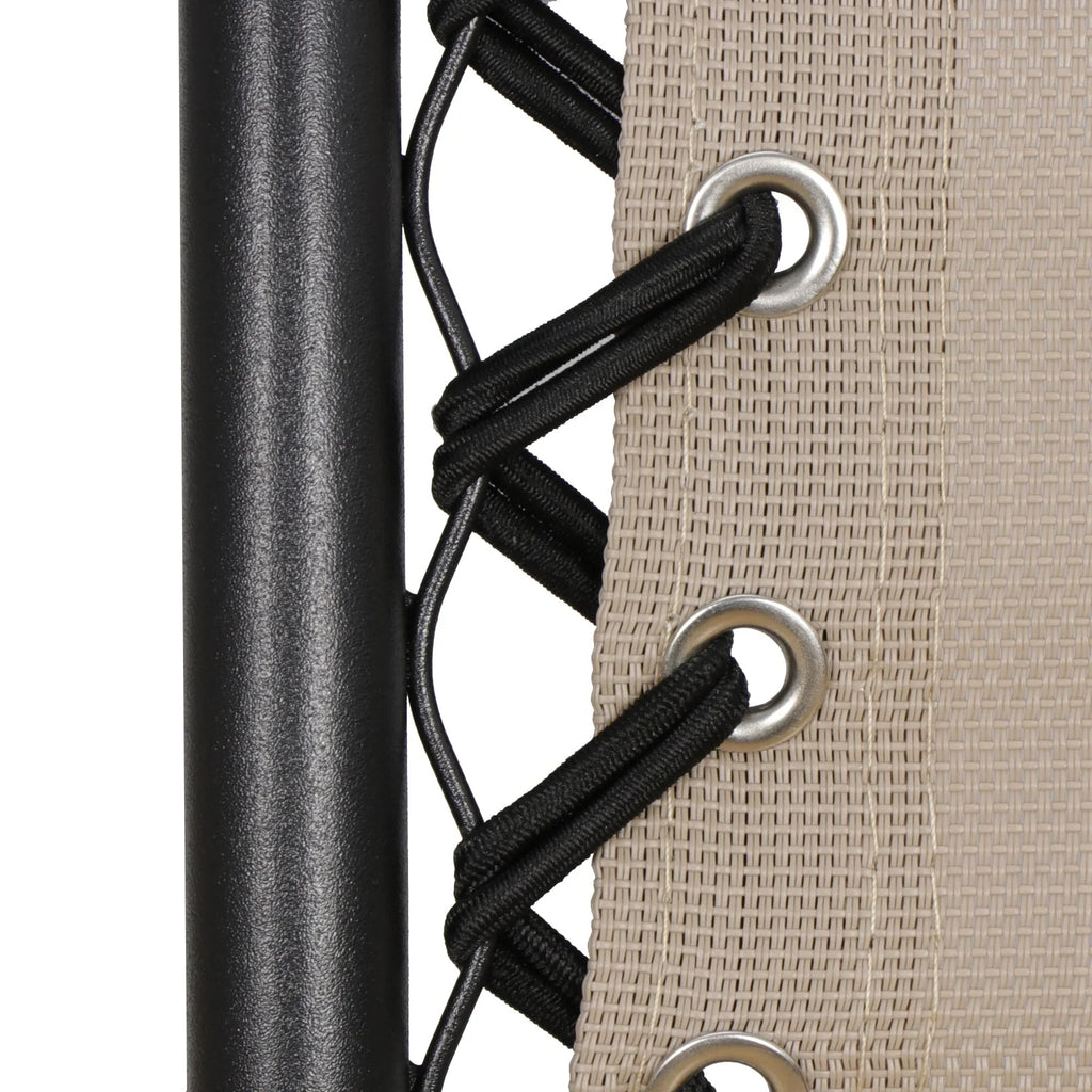 HomGarden 2 Pack Steel Zero-Gravity Chair - Beige