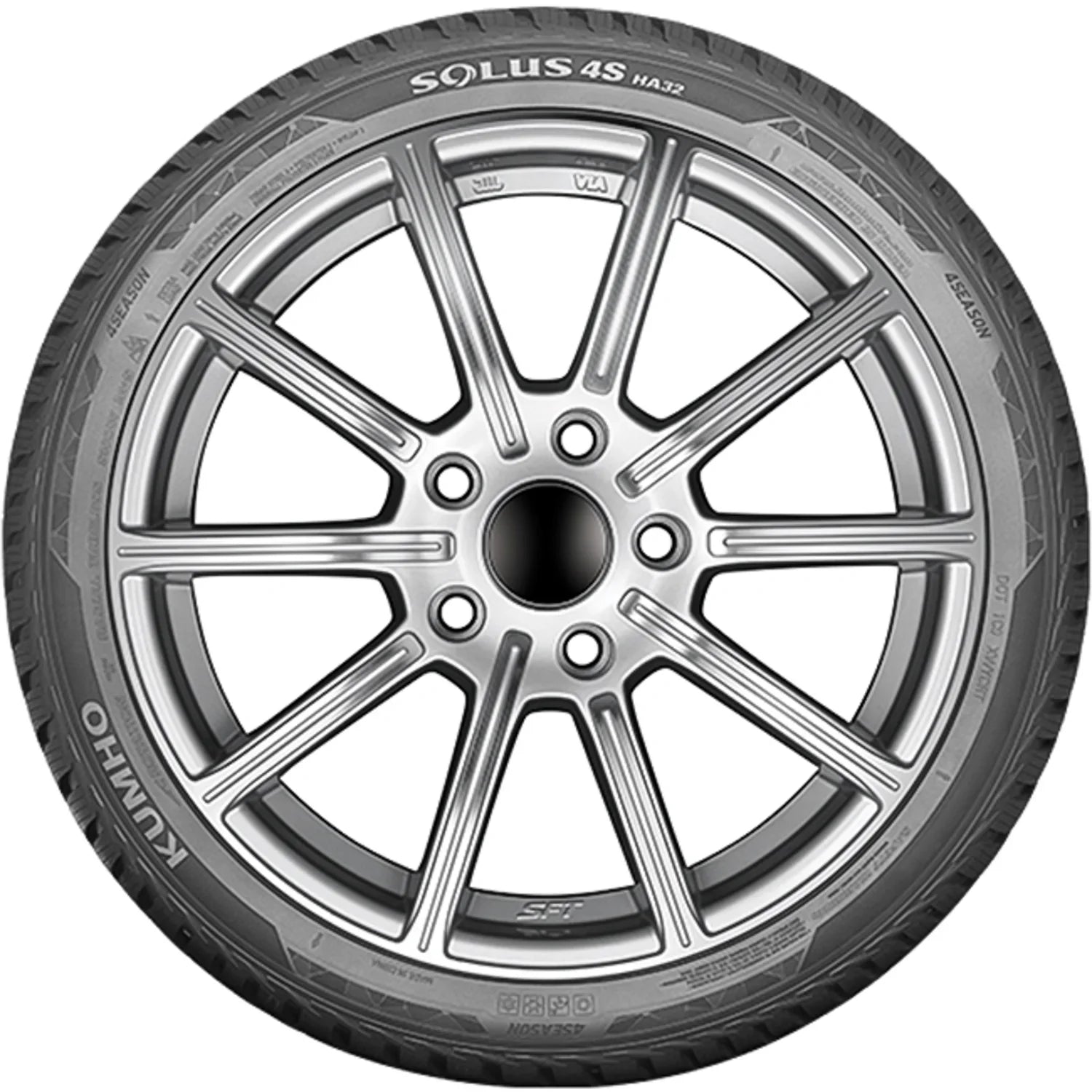 Kumho Solus 4S HA32 205/65R16 95H Performance All-Weather Tire