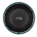 JumpSport 350 Pro Fitness 39" Cardio Workout Indoor Trampoline, Teal/Black