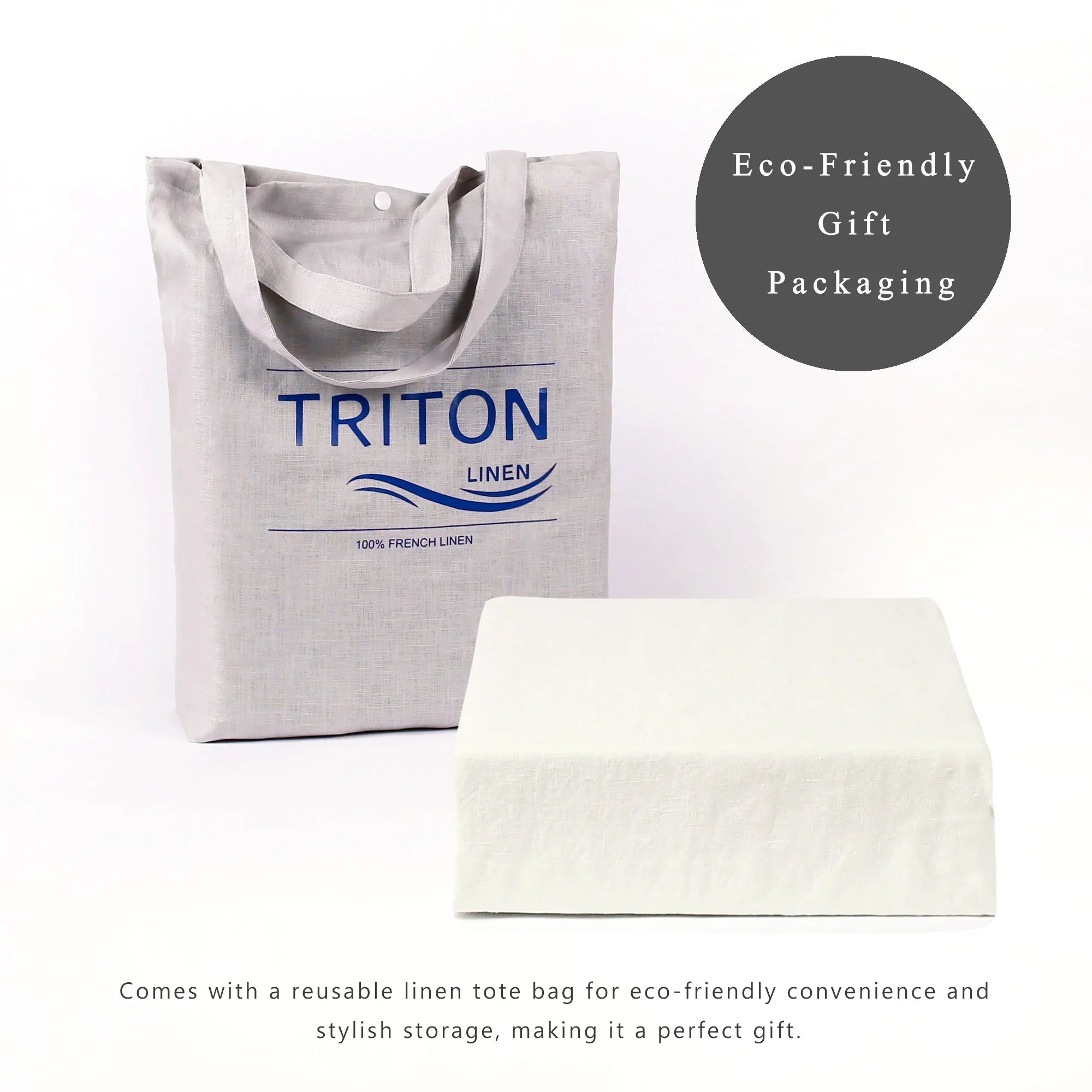 100% Pure Linen Duvet Cover with Button Closure and Corner Ties Soft & Breathable - Natural Full/Queen