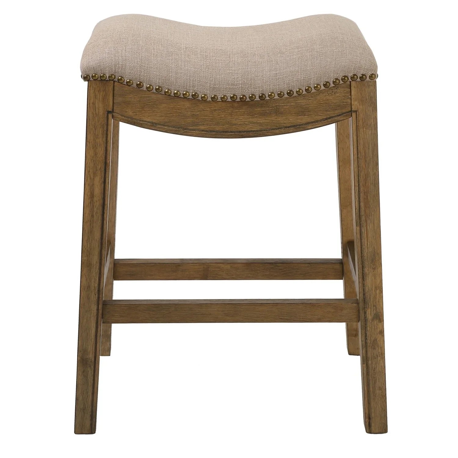 New Ridge Home Goods 26" Saddle Wood Counter Height Stool Weathered Natural