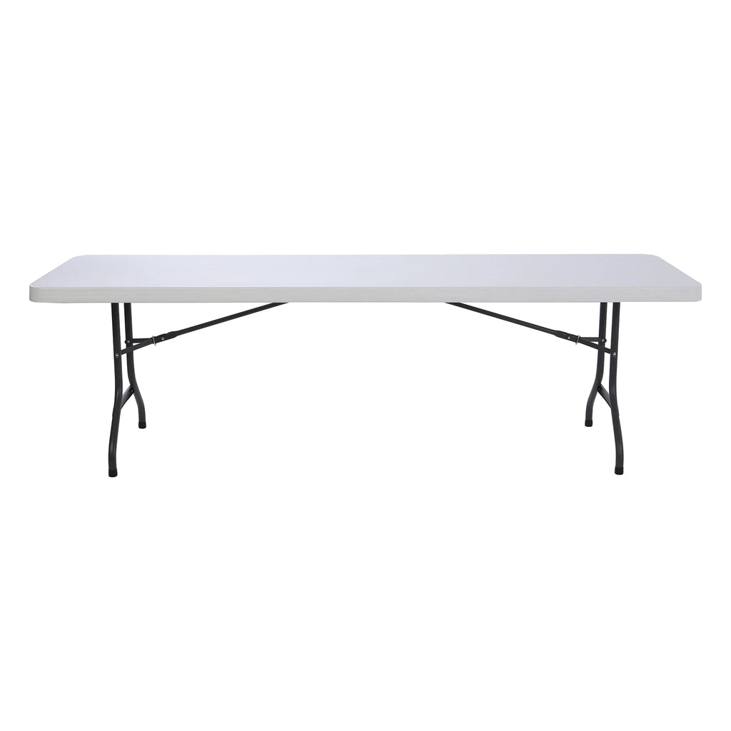 Lifetime 8-Foot Commercial Grade Folding Table, White Granite (22980)