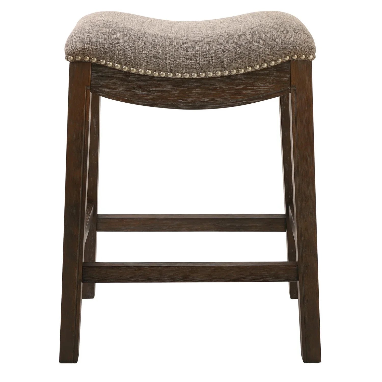 New Ridge Home Goods 26" Saddle Wood Counter Height Stool Weathered Natural