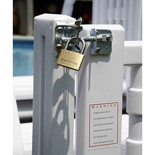 Simple stepped pool entrance system with door (Model 2026)