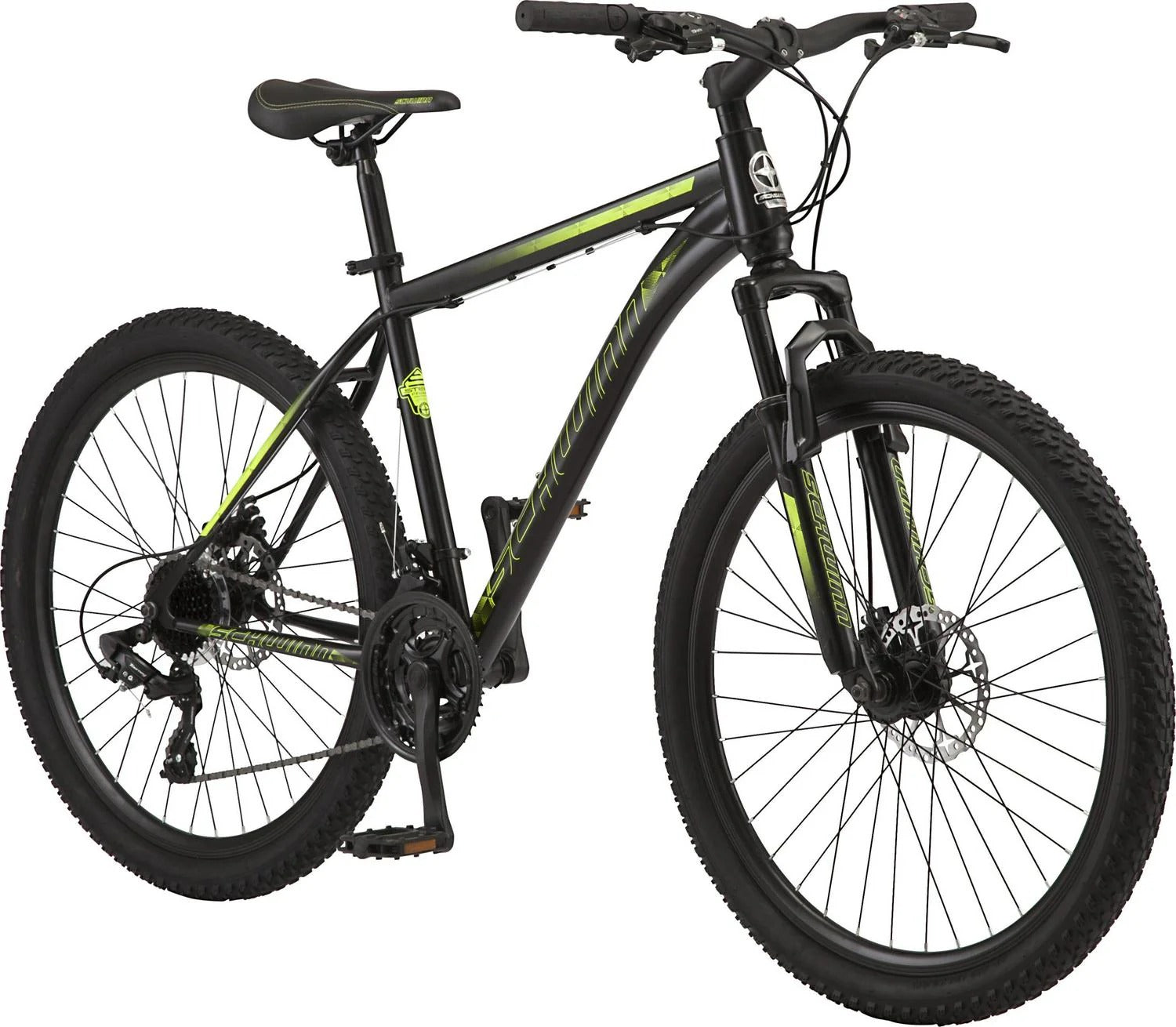 Mountain bike. 26-inch wheels. 21 gears. Men's model. Black.