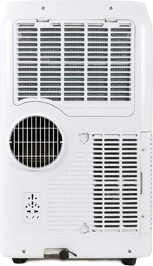 BLACK+DECKER Portable Air Conditioner with 14,000 BTU, Heating Function and Remote Control, White