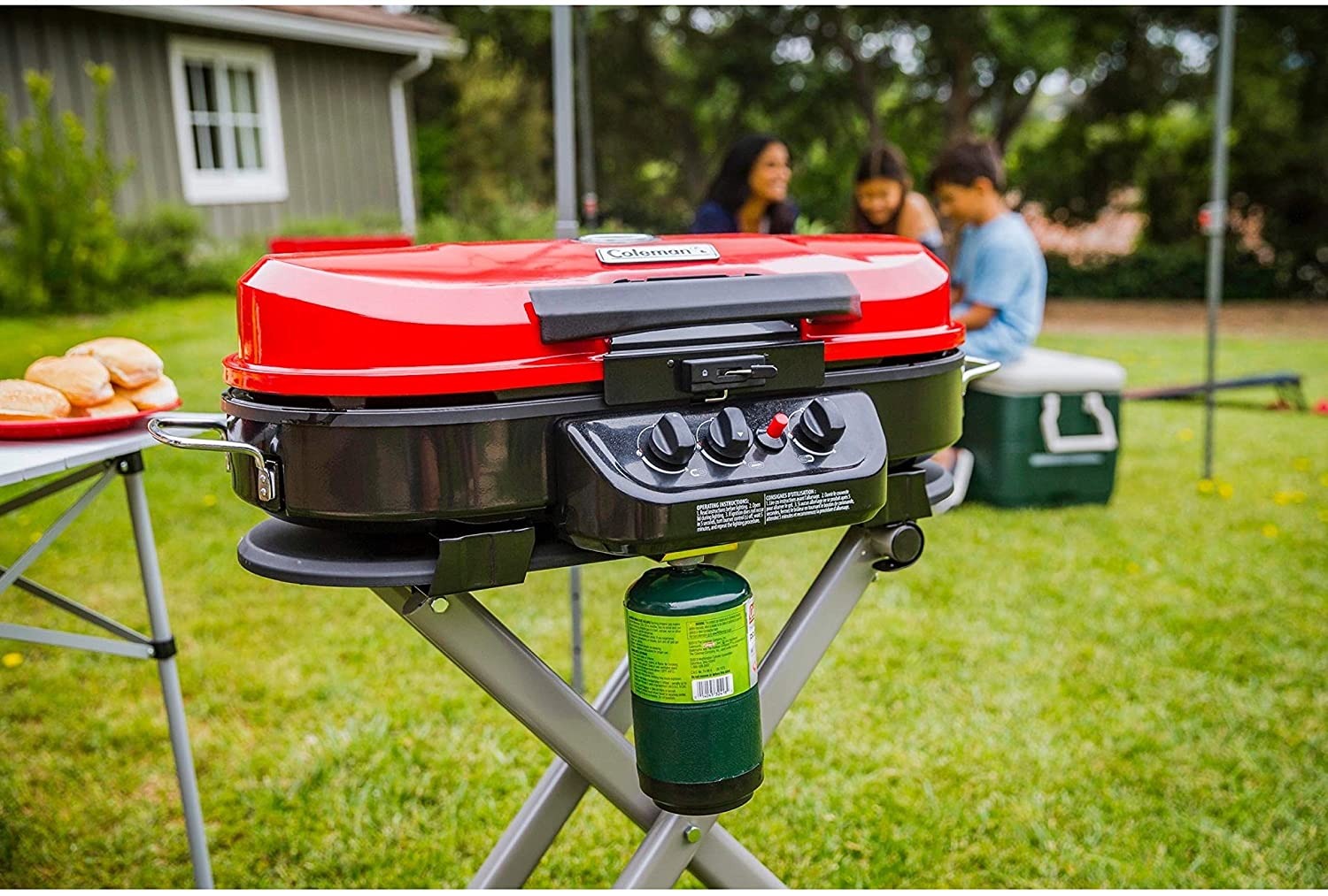 Coleman RoadTrip 285 Portable Stand Grill with Propane Gas Connection