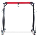 2025 1-ton gantry crane, adjustable, 2200 lbs lifting capacity, height adjustable 96.5"-143.7", portable hoist for factory, construction site, warehouse, auto repair shop