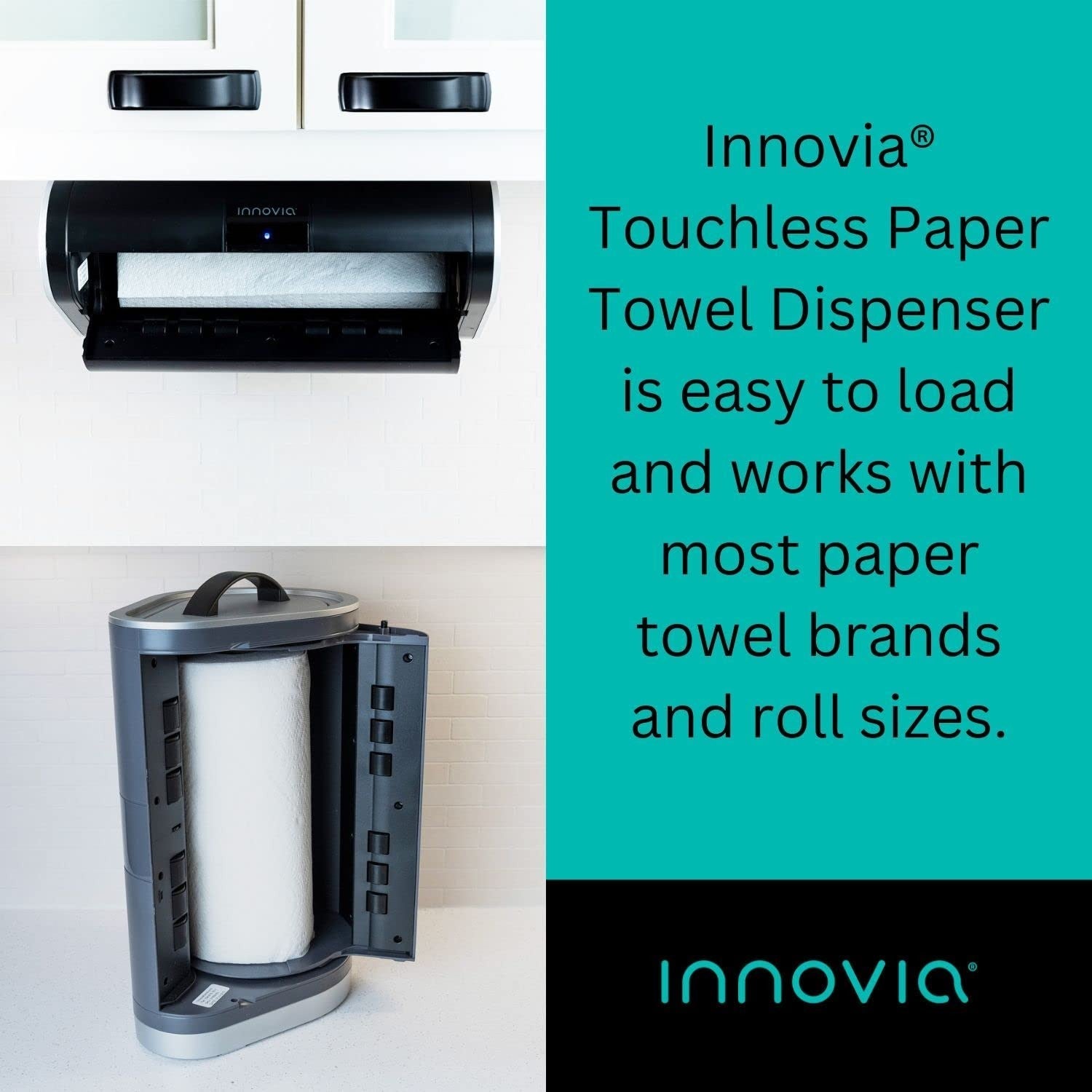 Innovia touchless paper towel dispenser for the worktop in white